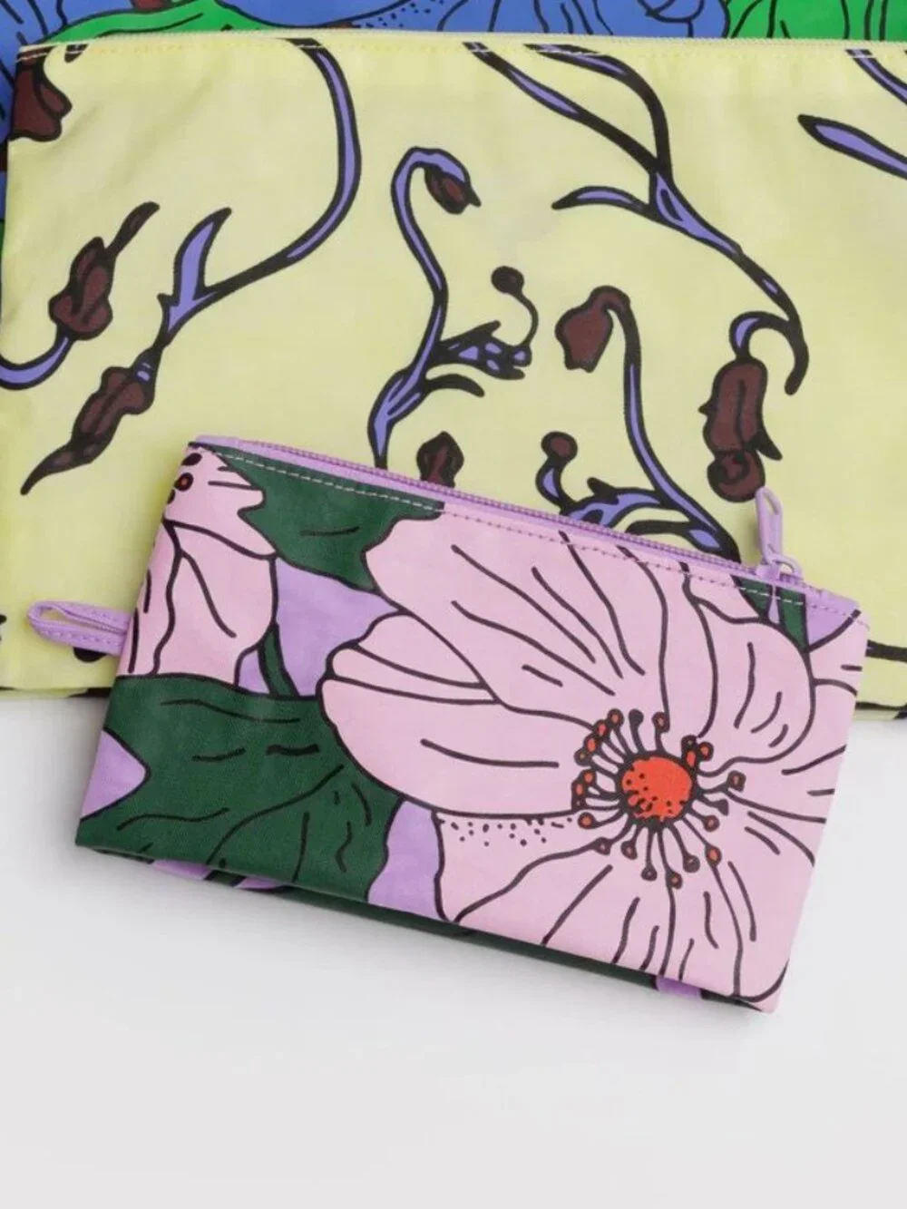 NWOT Baggu Go Pouch Small - Pink Poppy